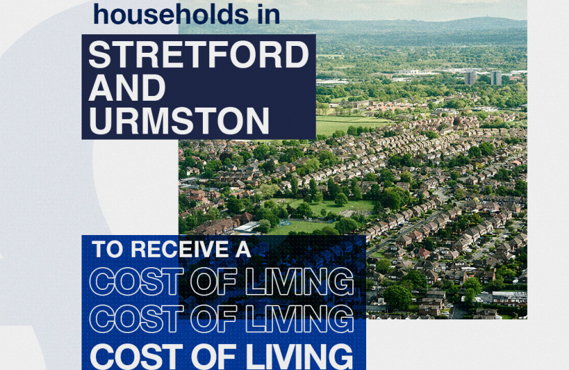 Stretford and Urmston cost of living payments