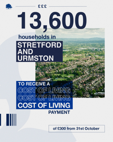 Stretford and Urmston cost of living payments